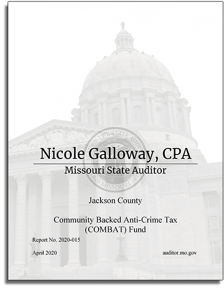 Missouri State Audit COMBAT Report