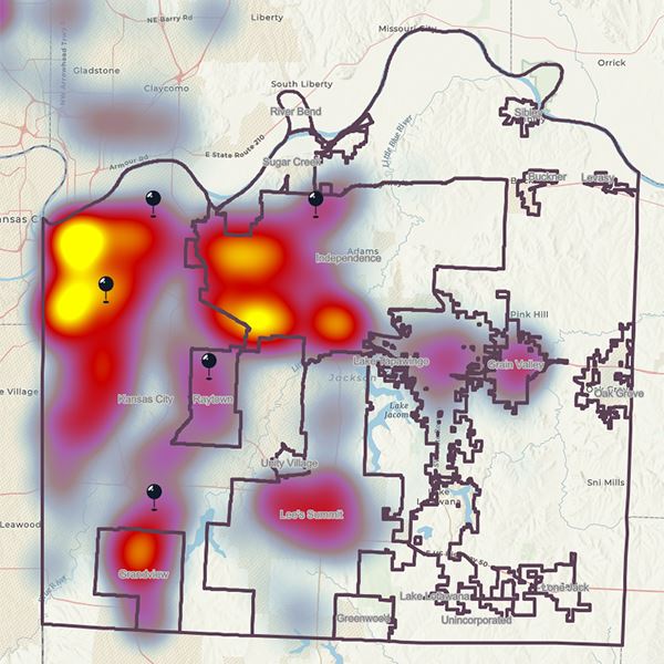 Jackson County Heatmap